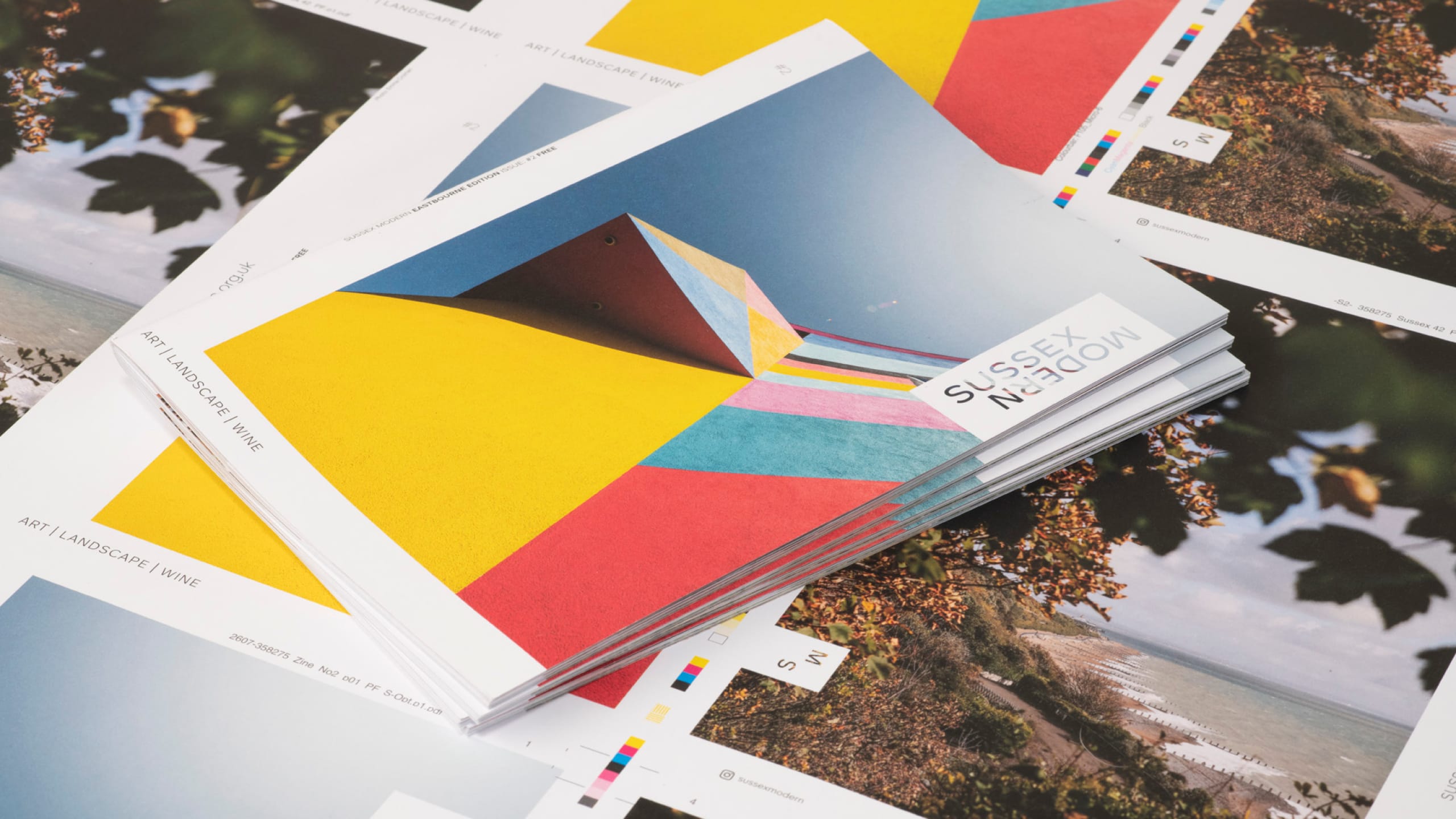 Sussex Modern #2: Print and publications, Promotional literature, Visual identity, Art direction